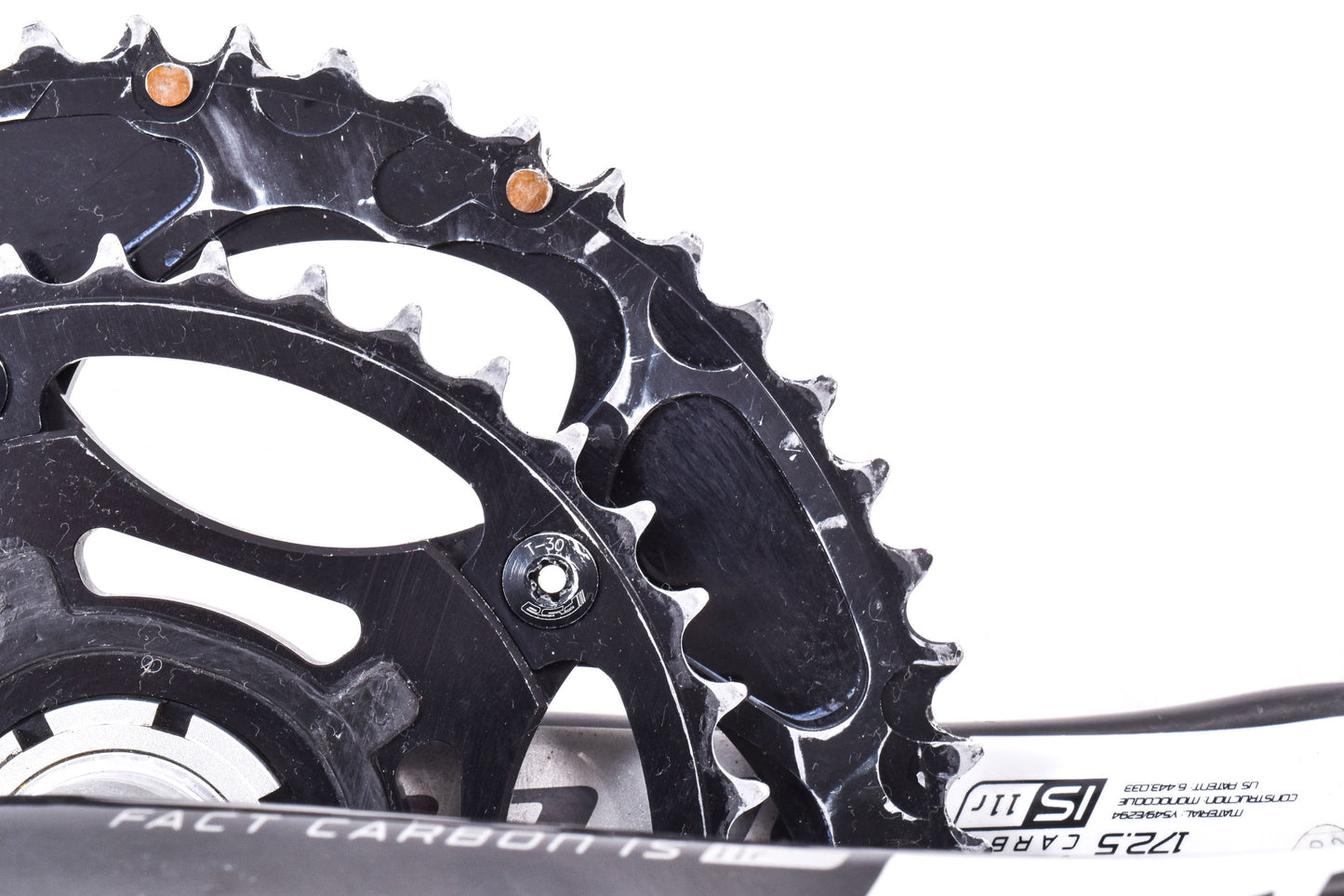 USED Specialized S-Works/Quarq Carbon Crankset 53/39T 172.5mm Length 10/11 Speed BB30