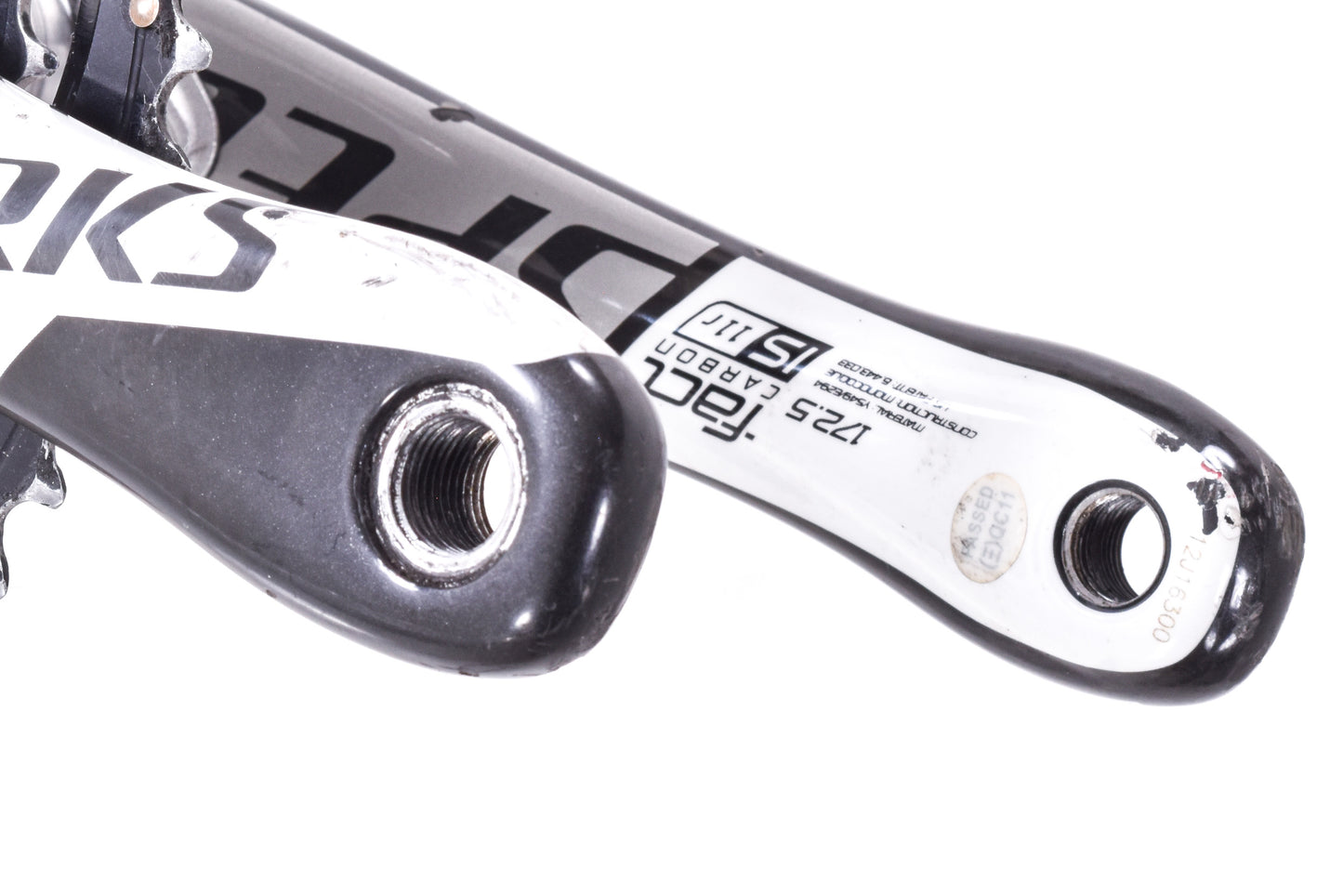 USED Specialized S-Works/Quarq Carbon Crankset 53/39T 172.5mm Length 10/11 Speed BB30