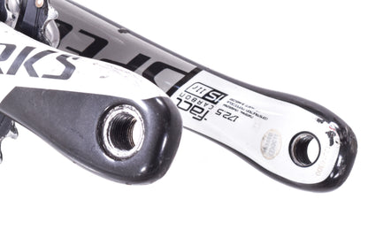 USED Specialized S-Works/Quarq Carbon Crankset 53/39T 172.5mm Length 10/11 Speed BB30