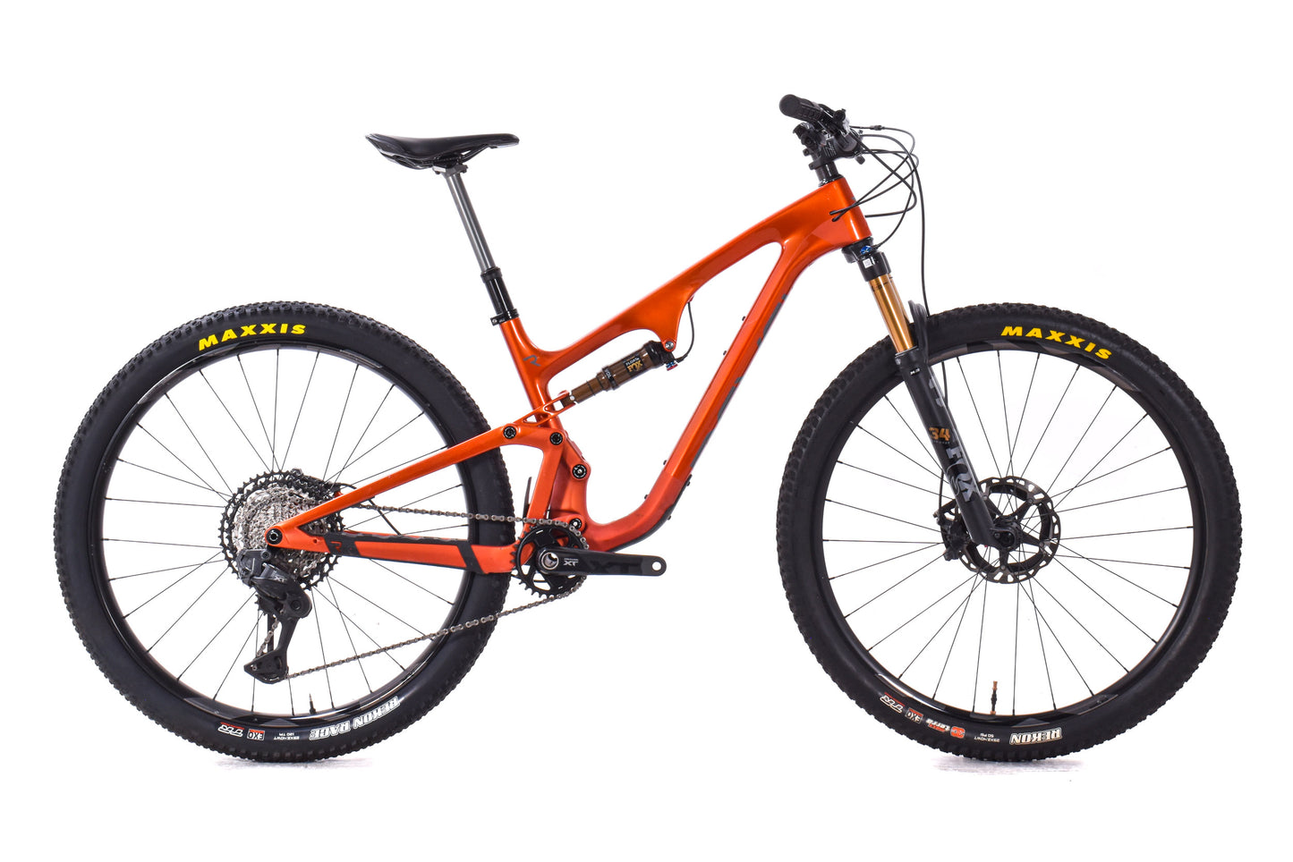 USED 2025 Revel Ranger Full Suspension Carbon Mountain Bike Medium Shimano Deore XT Di2 1x12 speed Fox Kashima