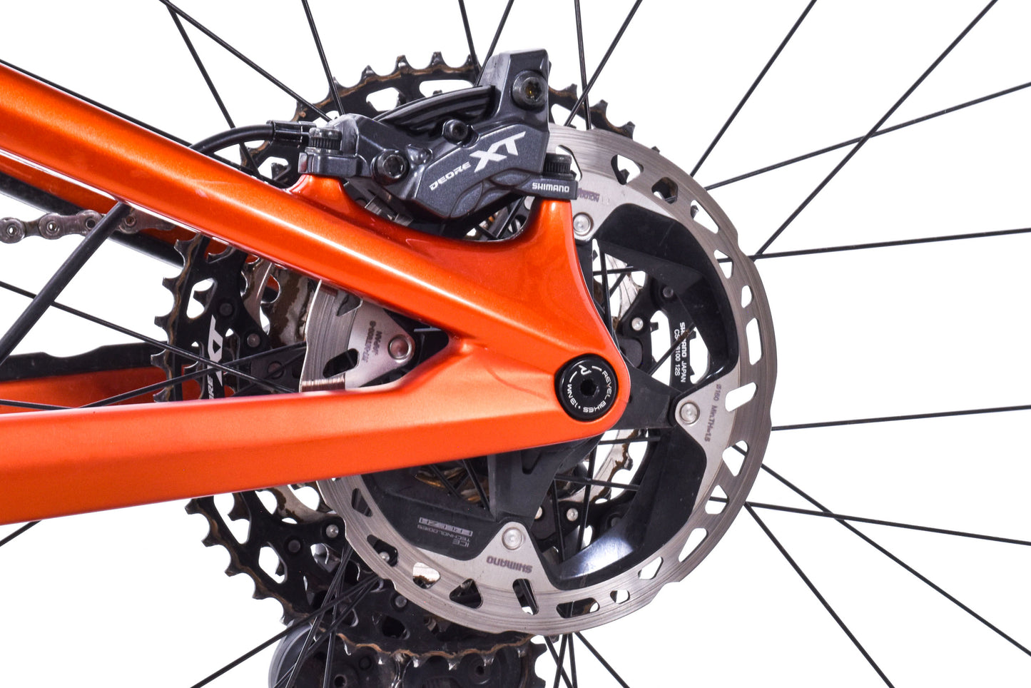 USED 2025 Revel Ranger Full Suspension Carbon Mountain Bike Medium Shimano Deore XT Di2 1x12 speed Fox Kashima