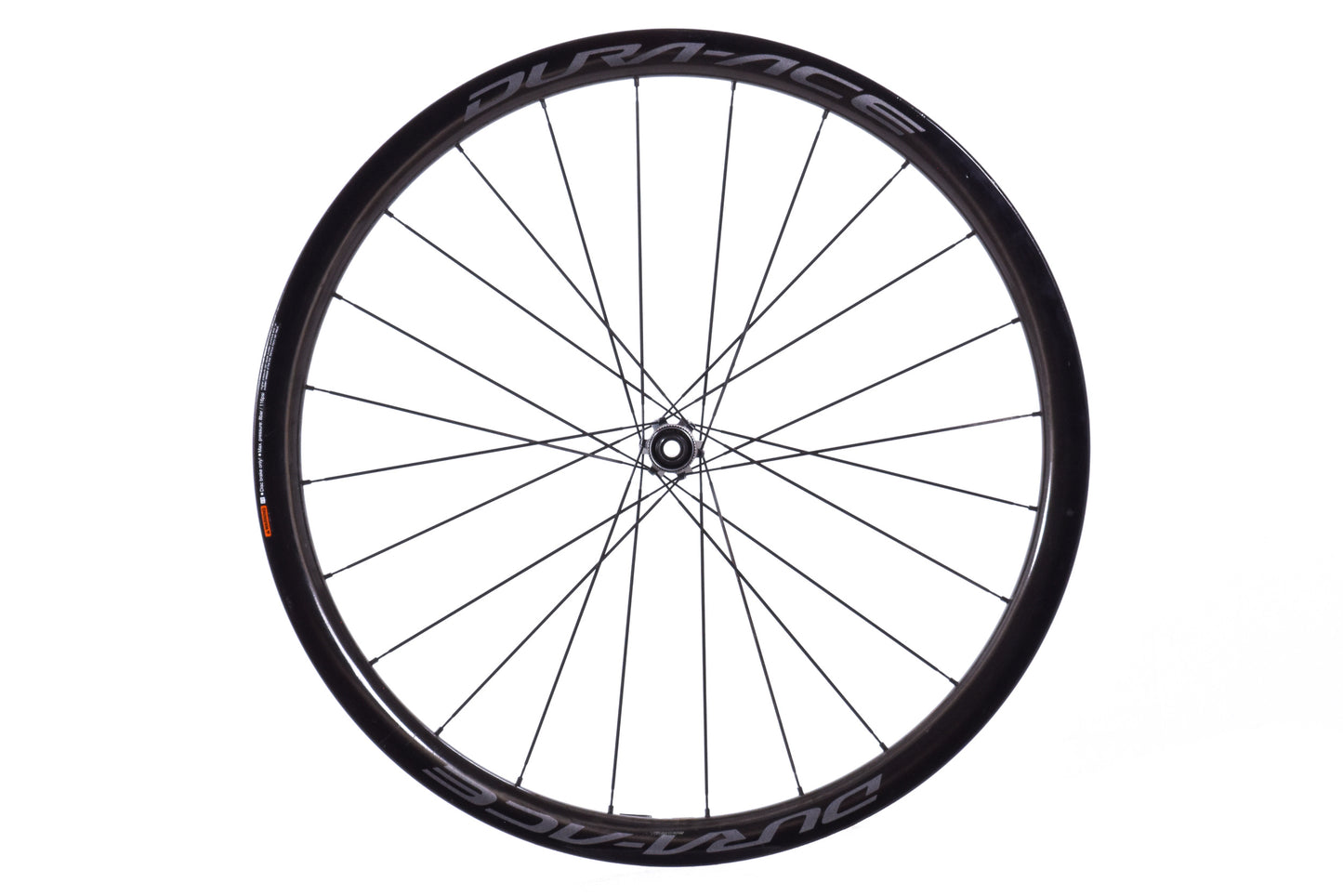 USED Shimano Dura-Ace C40 Carbon 700C Front Road Wheel CL Disc Tubeless 12x100mm Thru Axle