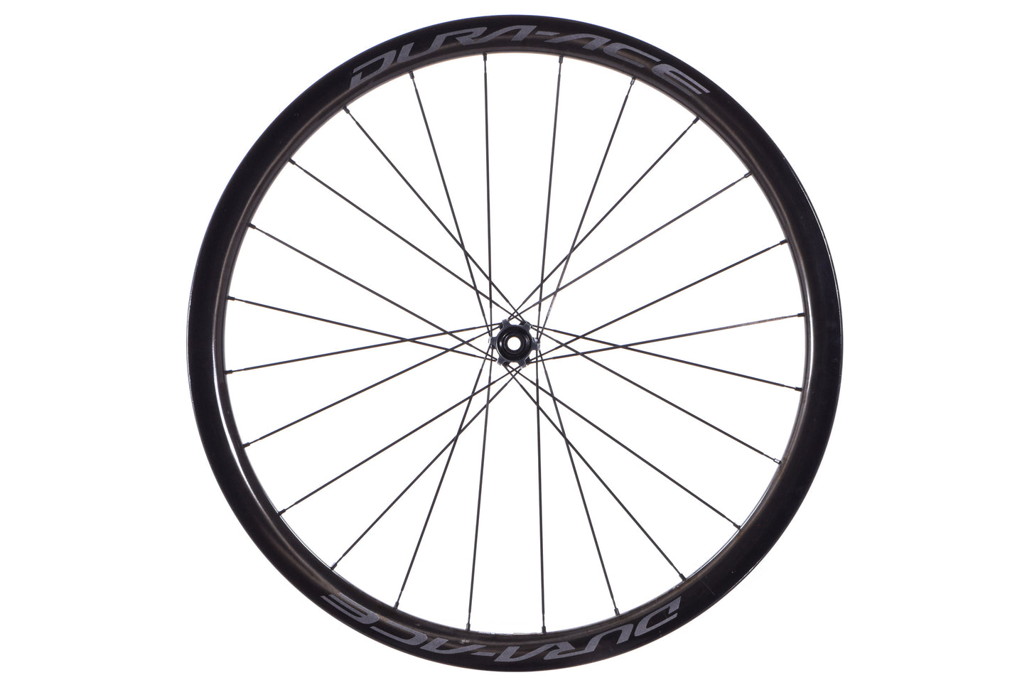 USED Shimano Dura-Ace C40 Carbon 700C Front Road Wheel CL Disc Tubeless 12x100mm Thru Axle
