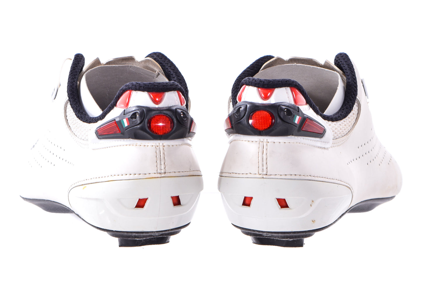 USED Sidi Shot 2 Road Cycling Shoes 46EU 11.2US White 3-Bolt
