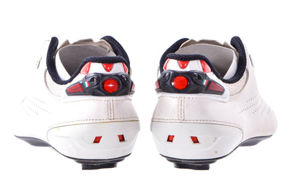 USED Sidi Shot 2 Road Cycling Shoes 46EU 11.2US White 3-Bolt