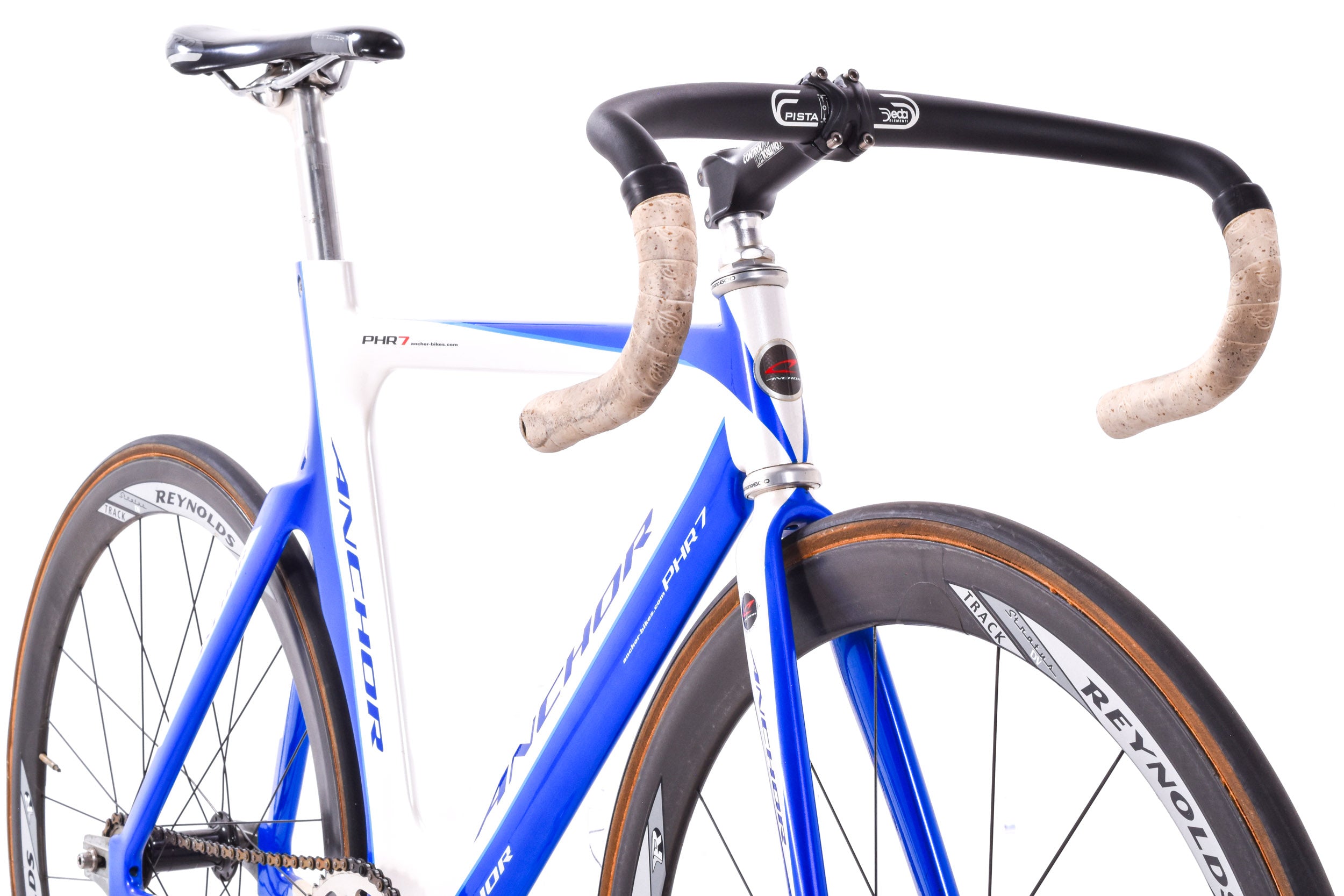 USED AS IS Bridgestone Anchor PHR7 52cm Carbon Track Bike Record Phil