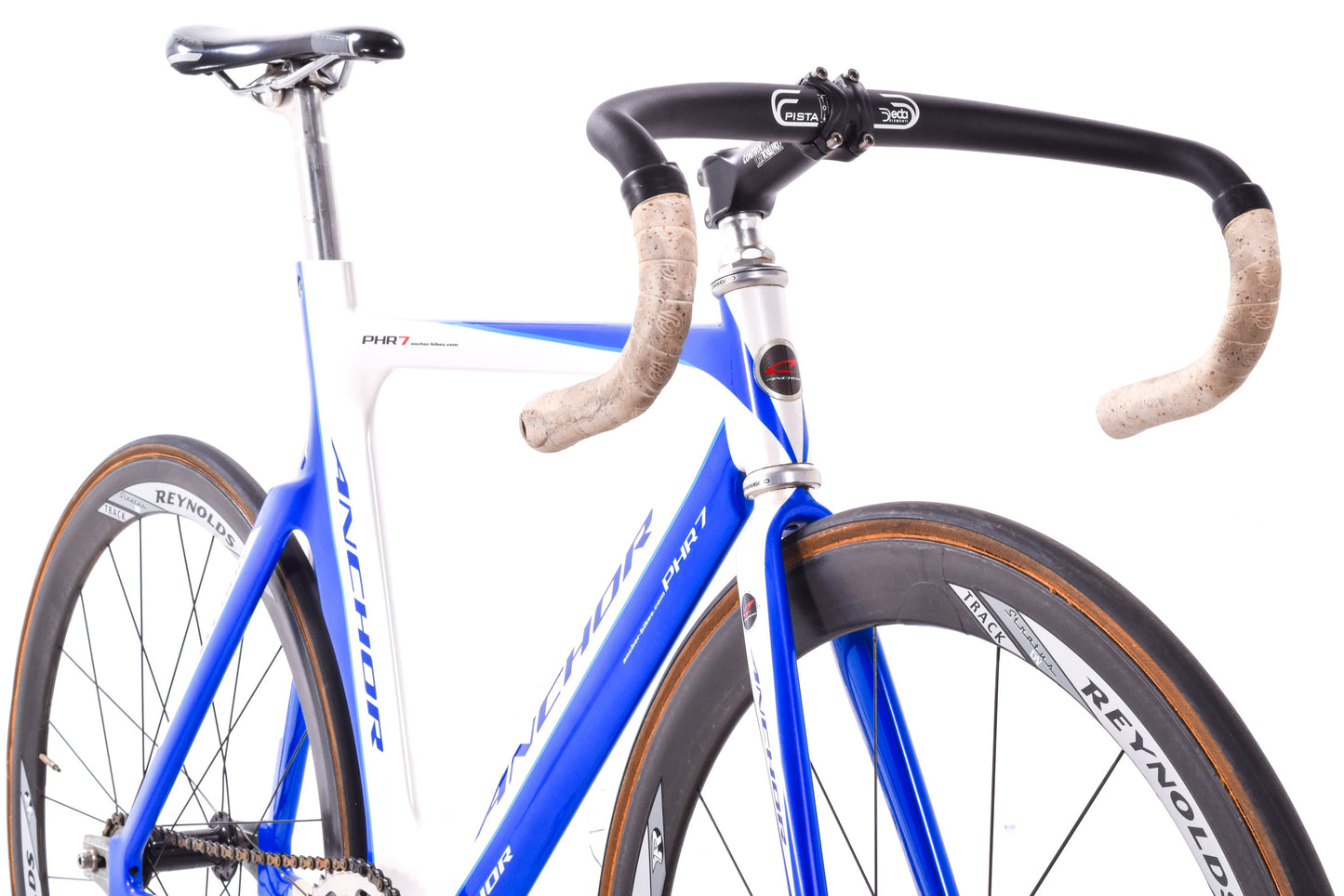 USED AS IS Bridgestone Anchor PHR7 52cm Carbon Track Bike Record Phil Wood Carbon Rims