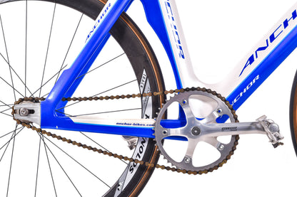 USED AS IS Bridgestone Anchor PHR7 52cm Carbon Track Bike Record Phil Wood Carbon Rims