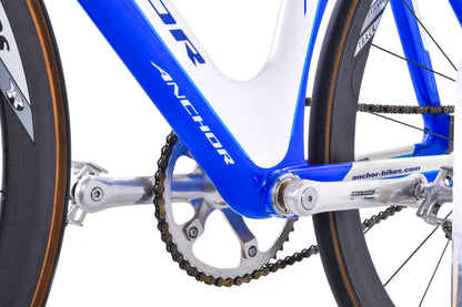 USED AS IS Bridgestone Anchor PHR7 52cm Carbon Track Bike Record Phil Wood Carbon Rims