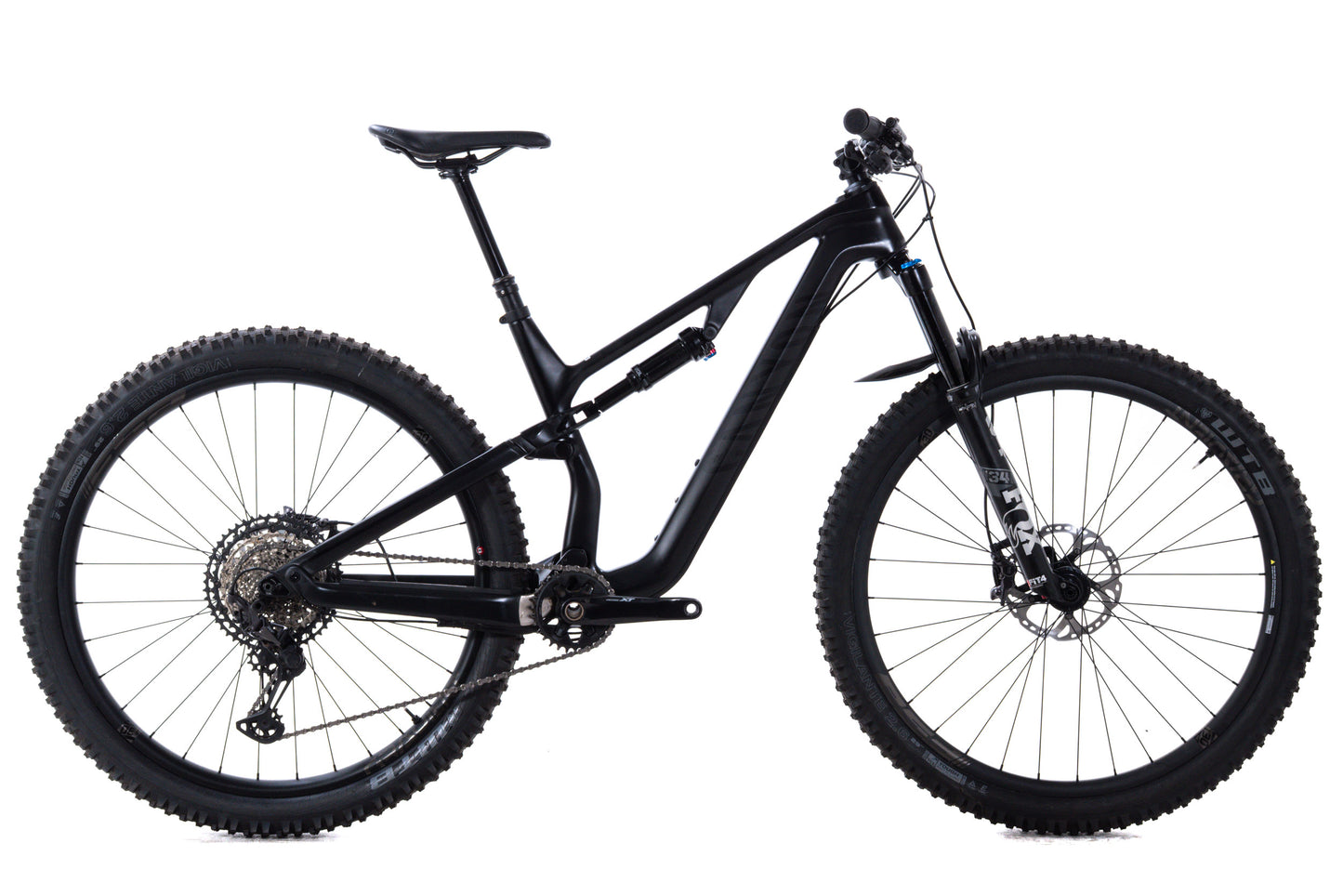 USED 2022 Canyon Neuron CF9 Medium Carbon Mountain Bike Full Suspension Shimano XT 1x12 speed 29" Black