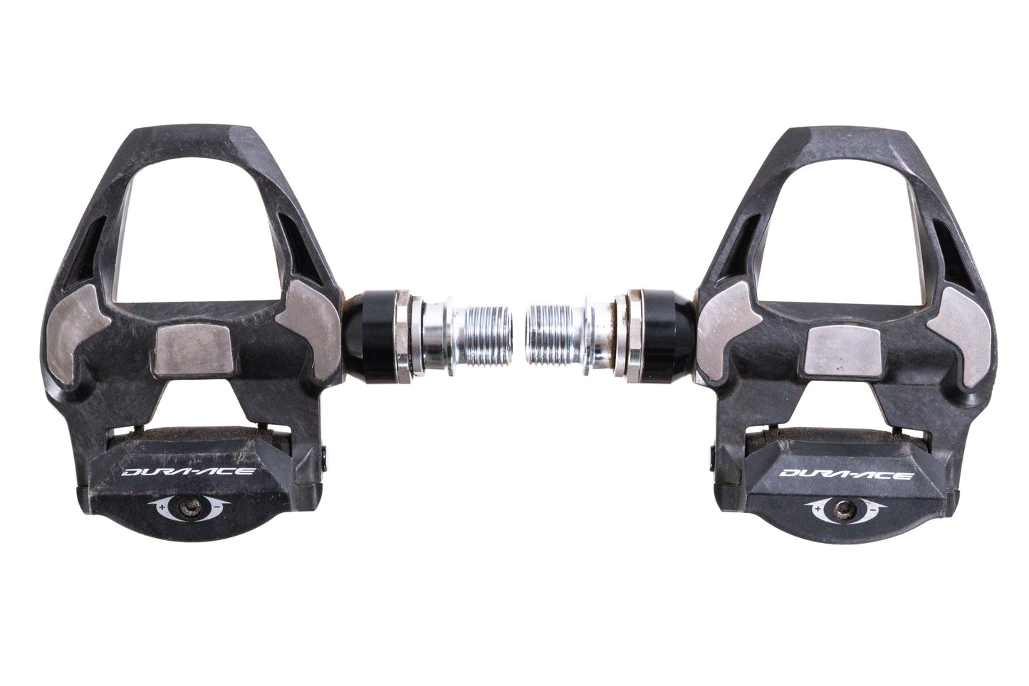 USED Shimano Dura-Ace PD-9100 SPD-SL +4mm Road Pedals w/ Cleats