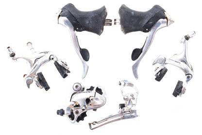 USED Shimano 105 5500 2x9 speed Road Groupset Levers, Brakes, Derailleurs Silver