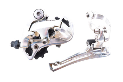 USED Shimano 105 5500 2x9 speed Road Groupset Levers, Brakes, Derailleurs Silver