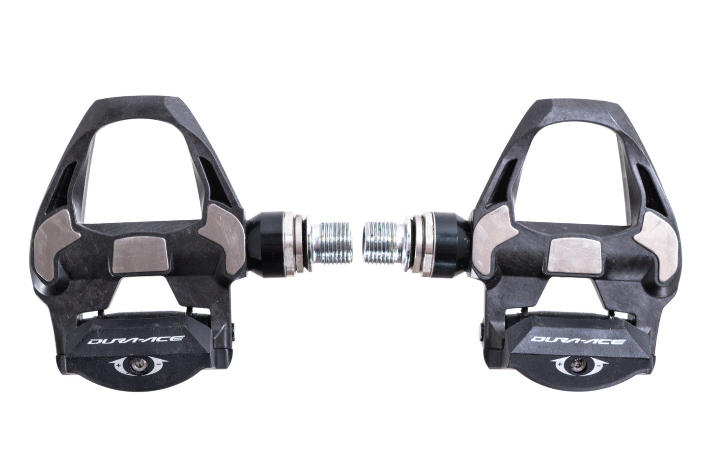 USED Shimano Dura-Ace PD-9100 SPD-SL Carbon Road Clipless Pedals
