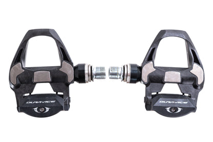 USED Shimano Dura-Ace PD-9100 SPD-SL Carbon Road Clipless Pedals