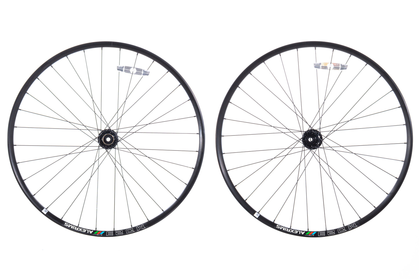 NEW take off Alex Rims MD23 700C Gravel/All-Road Wheelset 6-bolt Disc Shimano HG 12mm Thru Axle Hubs