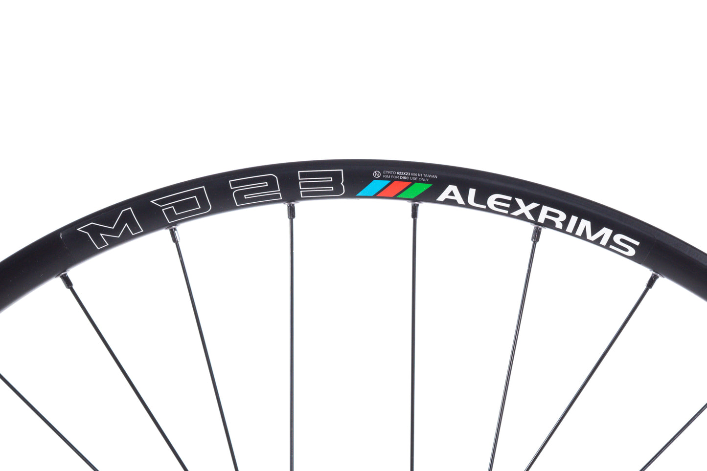 NEW take off Alex Rims MD23 700C Gravel/All-Road Wheelset 6-bolt Disc Shimano HG 12mm Thru Axle Hubs