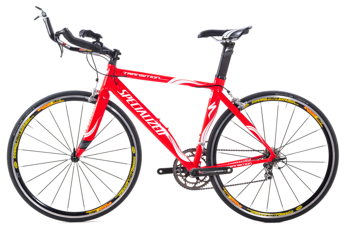 USED Specialized Transition Expert 56cm Time Trial / Triathlon Bike Ultegra 2x10 Speed Red