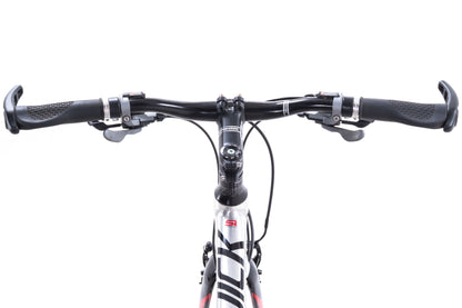 USED Cannondale Quick One Medium Hybrid Flat Bar Road Road Bike Shimano 2x10 speed Aluminum/Carbon Silver