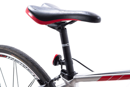 USED Cannondale Quick One Medium Hybrid Flat Bar Road Road Bike Shimano 2x10 speed Aluminum/Carbon Silver