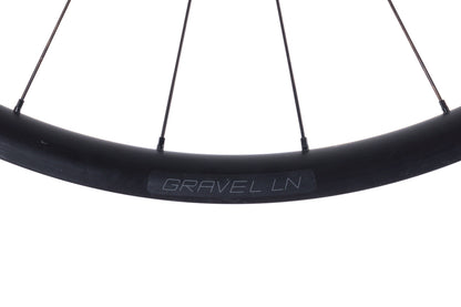 USED DT Swiss Gravel LN 700C CL Disc Wheelset Shimano HG Aluminum Black Tubeless