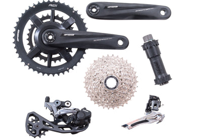 USED Shimano GRX 2x11 Partial Groupset FD, RD, 11-34T Cassette w/ FSA AGX Pro 170mm 46/30T Crank