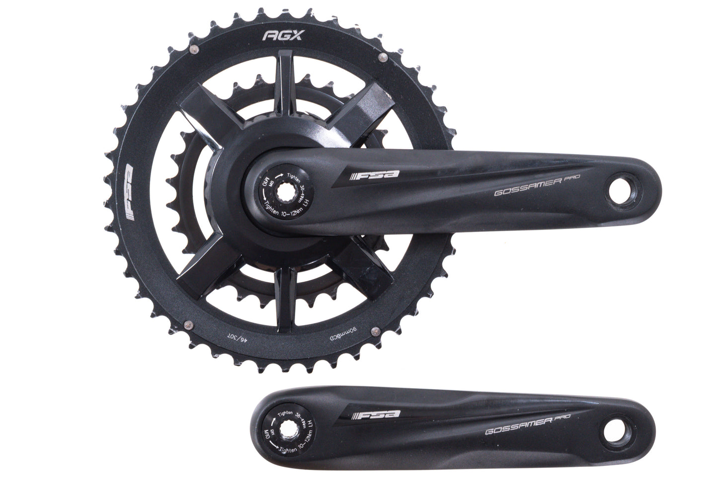USED Shimano GRX 2x11 Partial Groupset FD, RD, 11-34T Cassette w/ FSA AGX Pro 170mm 46/30T Crank