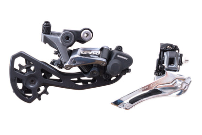 USED Shimano GRX 2x11 Partial Groupset FD, RD, 11-34T Cassette w/ FSA AGX Pro 170mm 46/30T Crank