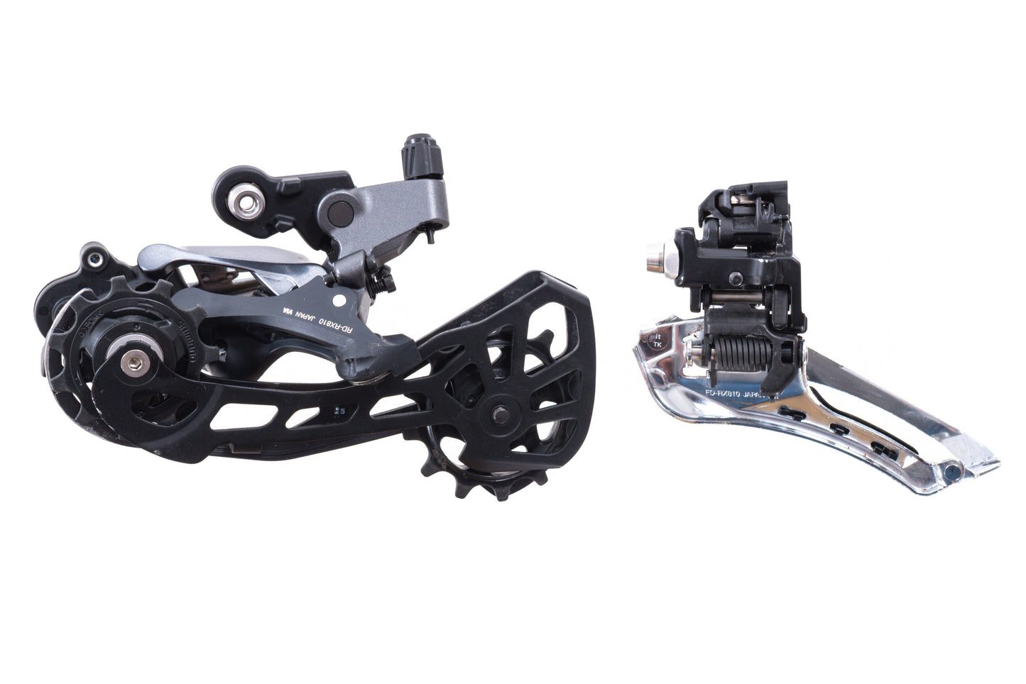 USED Shimano GRX 2x11 Partial Groupset FD, RD, 11-34T Cassette w/ FSA AGX Pro 170mm 46/30T Crank