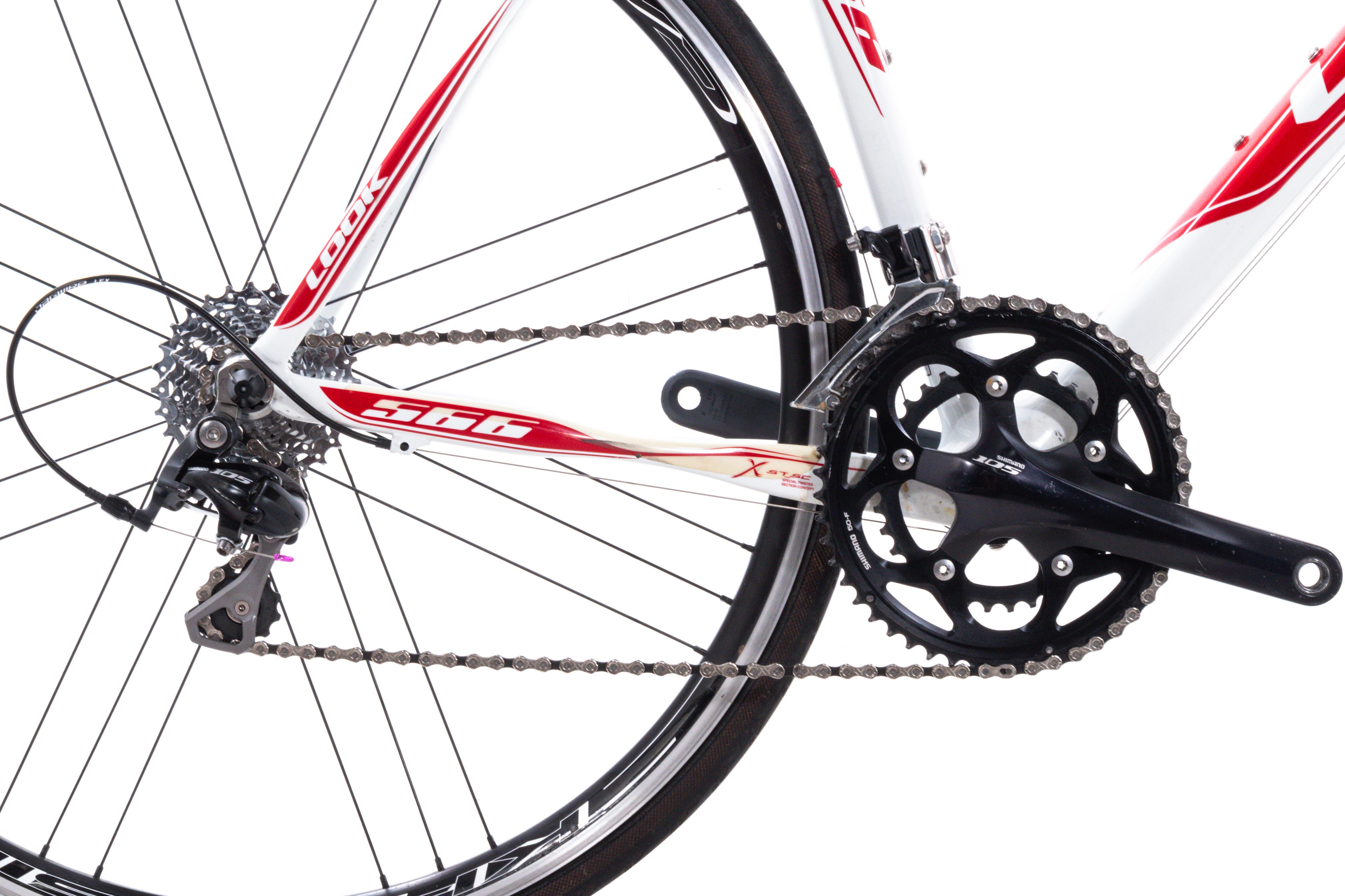 USED Look 566 Large Carbon Road Bike Shimano 105 5700 2x10 Speed Rim B