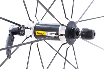 USED Mavic Ksyrium Elite S 700C Road Wheelset Rim Brake Quick Release