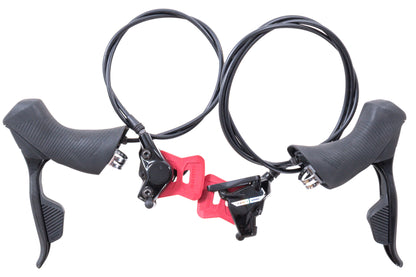 USED SRAM Force AXS D2 HRD eTap Shift/Brake Lever and Hydraulic Disc Brake Calipers, Flat Mount, Left & Right Set