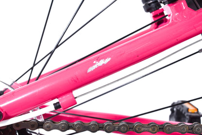 USED Haro Flightline 24" Kids Mountain Bike Pink 1x6 speed