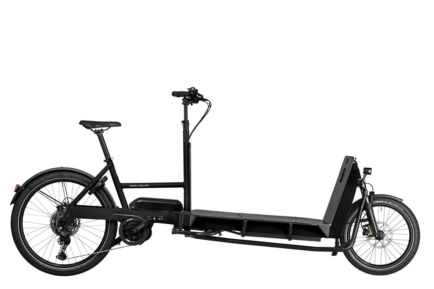 DEMO Riese & Muller Transporter2 85 Touring Electric Frontloader Cargo Bike Black