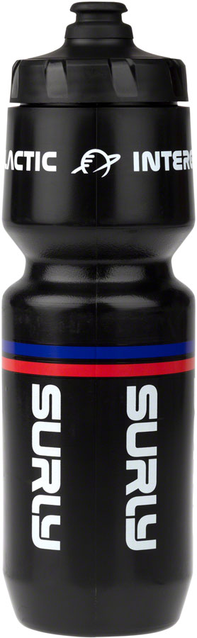 NEW Surly Intergalactic Purist Non-Insulated Water Bottle - Black/Red/Blue, 26 oz - Around the Cycle