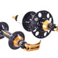 USED Rolf Vector Pro Gold Road Rim Brake Hubset Road Bike Shimano Freehub QR 14H/16H
