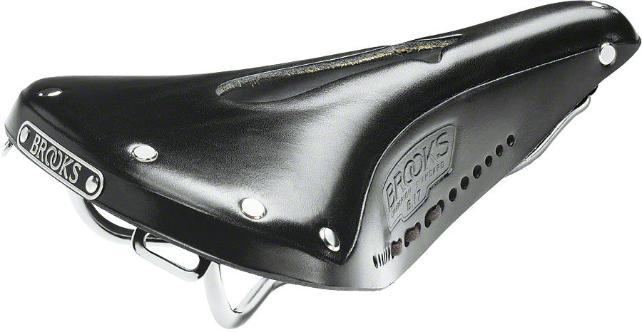 NEW Brooks B17 Carved Saddle - Steel Black Men's