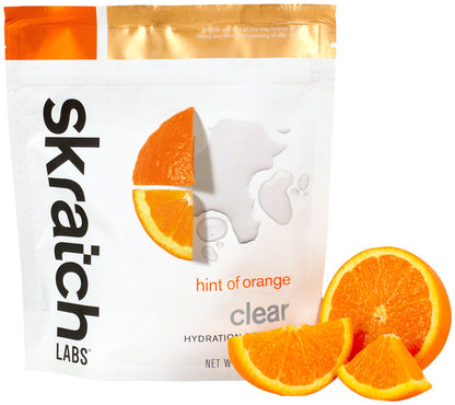 NEW Skratch Labs Clear Hydration Drink Mix - Hint of Orange, 16-Serving Resealable Pouch - Around the Cycle