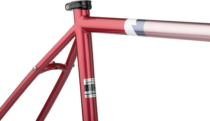 NEW All-City Gorilla Monsoon Frameset - 650b, Steel, Hotberry Rhubarb, 55cm - Around the Cycle