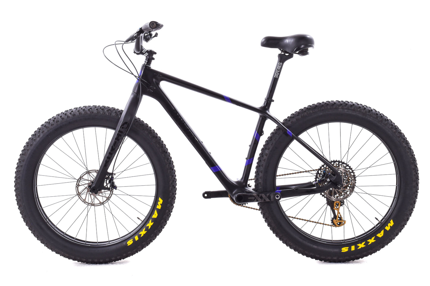 USED Borealis Crestone Rigid Carbon Fat Bike 27.5x4.5" Large SRAM XX1 Eagle Black