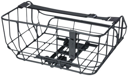 NEW Basil Portland Rear Basket - MIK Mount, Aluminum, Black - Around the Cycle