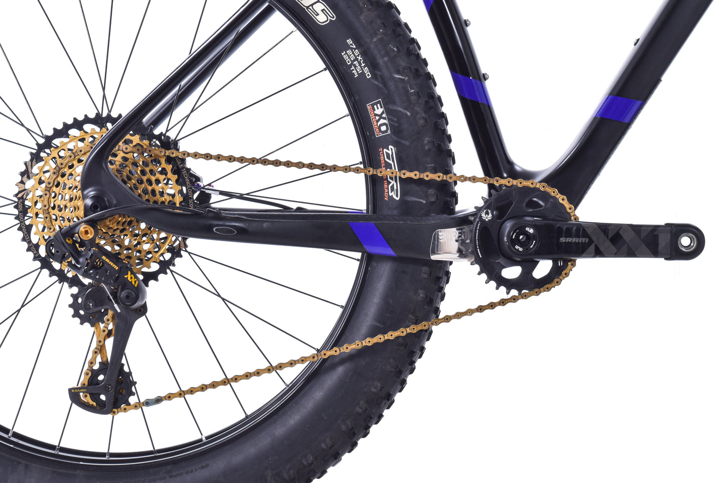 USED Borealis Crestone Rigid Carbon Fat Bike 27.5x4.5" Large SRAM XX1 Eagle Black