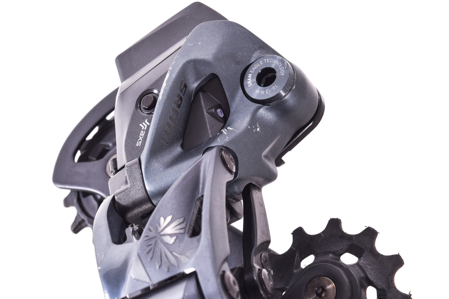 USED SRAM XX1 Eagle AXS Rear Derailleur, Long Cage, 52t Max, 12 Speed w/ Battery