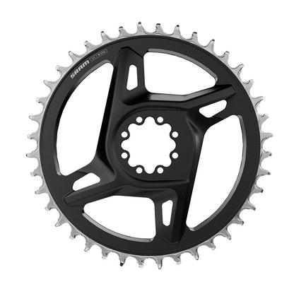 NEW SRAM RED X-Sync Chainring - 12/13 Speed, 8-Bolt Direct Mount, Black/Silver, E1 - Around the Cycle