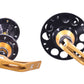 USED Rolf Vector Pro Gold Road Rim Brake Hubset Road Bike Shimano Freehub QR 14H/16H