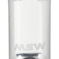 NEW MSW 17 Stem - 90mm, 31.8 Clamp, +/-17, 1 1/8", Aluminum, Silver