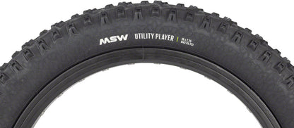 NEW MSW Utility Player Tire - 16 x 2.25, Black, Rigid Wire Bead, 33tpi - Around the Cycle