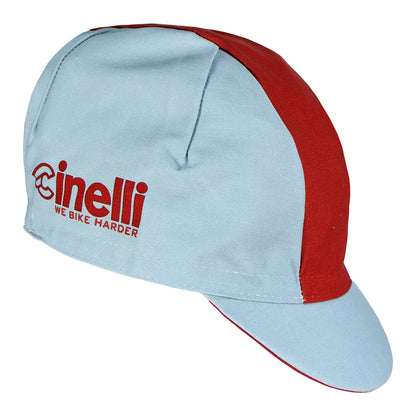 NEW Cinelli Cycling Cap - We Bike Harder, Red Line