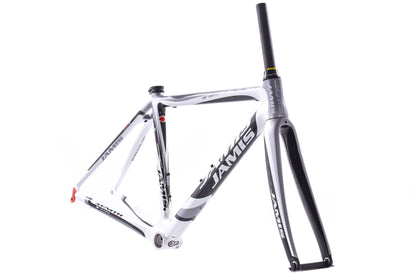 NEW 2011 Jamis Xenith Team Di2 Frame Kit Chromium/Pearl White 48 Di2 / eTap only