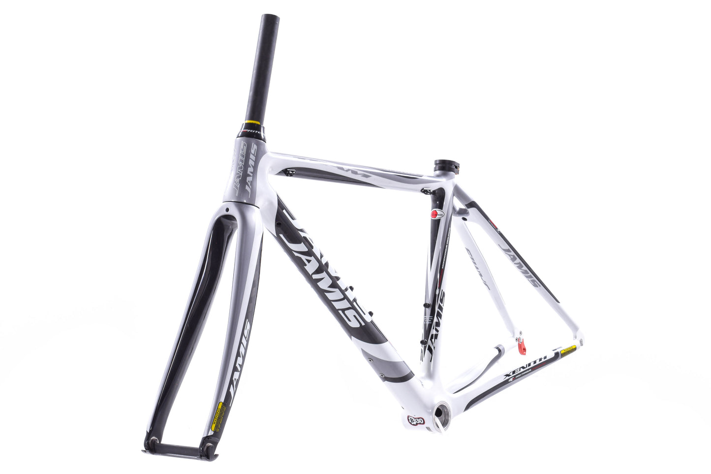 NEW 2011 Jamis Xenith Team Di2 Frame Kit Chromium/Pearl White 48 Di2 / eTap only